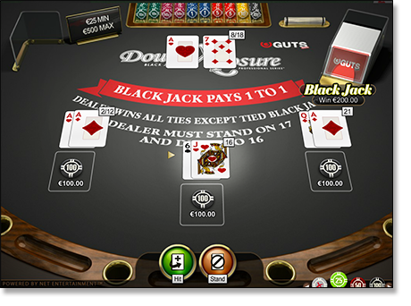 Play Double Exposure blackjack online