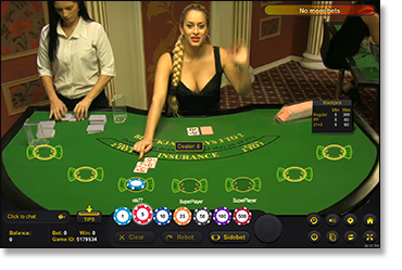 Play live dealer blackjack online