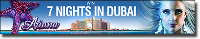 Win a holiday trip to Dubai by betting online at Roxy Palace