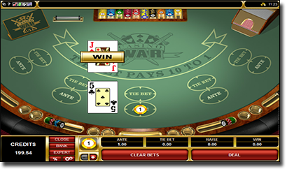 How to play casino war and win