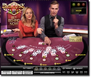 Evolution Gaming - Blackjack Party live dealer