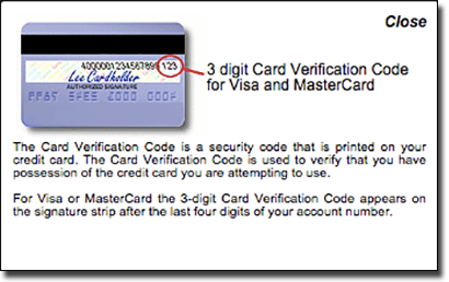 Visa credit and debit card deposit security