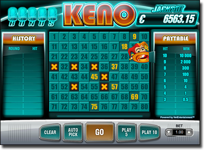 win real money keno games no deposit