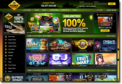 G'Day Casino instant play desktop