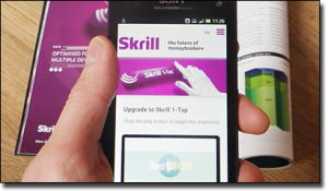 Skrill 1-Tap mobile casino deposit option