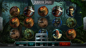 Jurassic Park by Microgaming - online pokies based on popular film