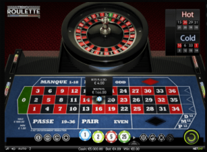 French Roulette online by NetEnt