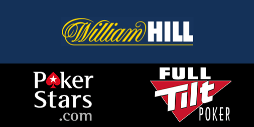 William Hill, PokerStars and Full Tilt Poker