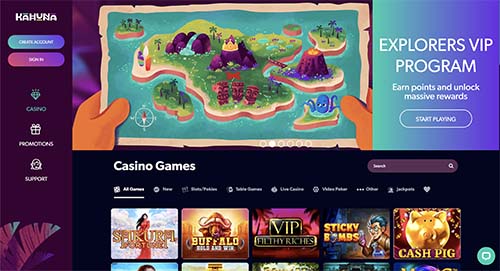 Kahuna Casino review of the real money aussie casino