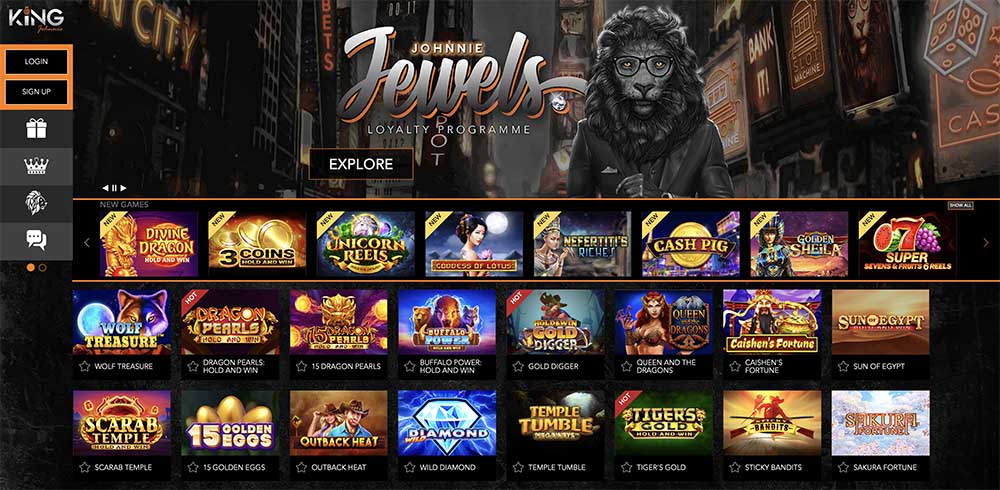 King Johnnie Casino review 