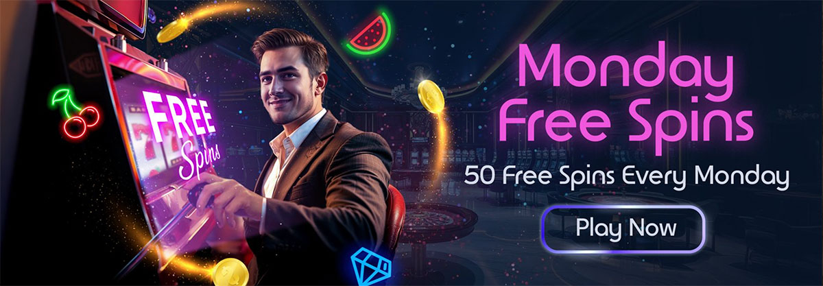 Monday Free Spins at OnlineCasinoGames.com