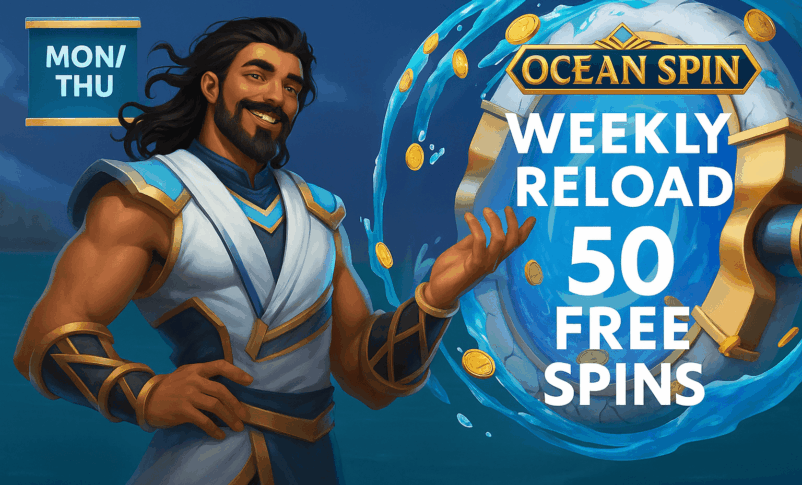 OceanSpin Weekly Reload Free Spins